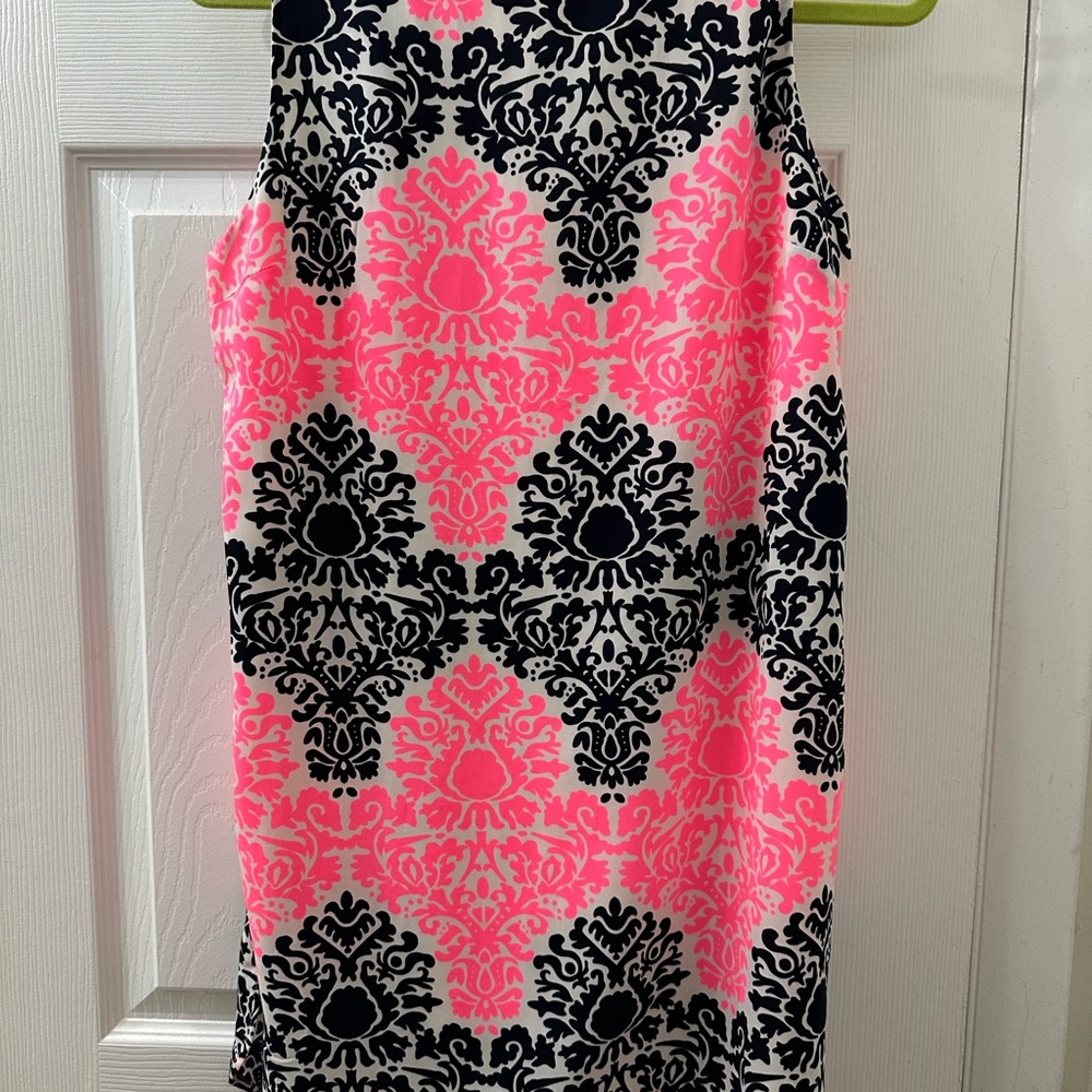 Monteau Floral Pink and Black Dress
